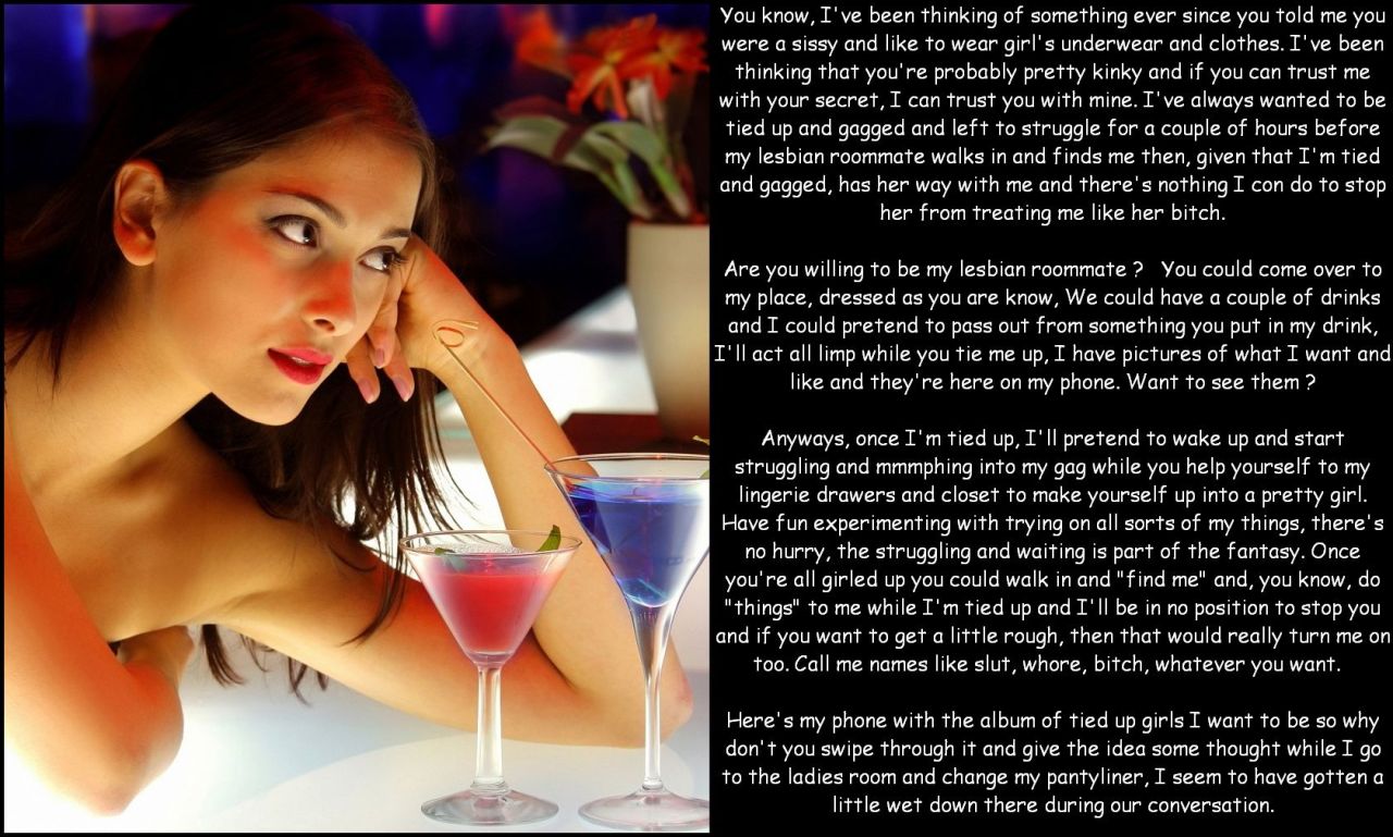  I have this fantasy and I’m wondering whether you’d help me make it come true