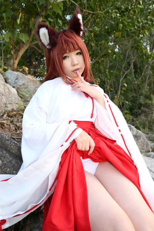 Cute Cosplay GIrl Higurashi Rin (Kitsune-Chan 3) 1-13