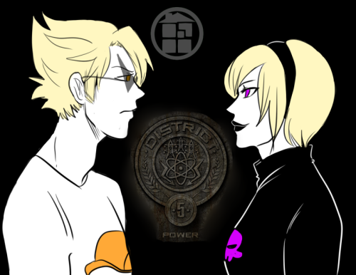 District 5 Tributes: Boy: Dirk Strider Girl: Rose Lalonde