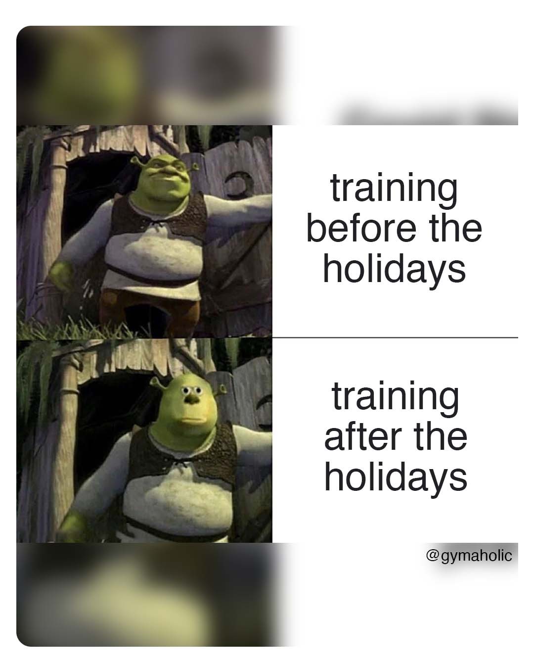 Training before the holidays