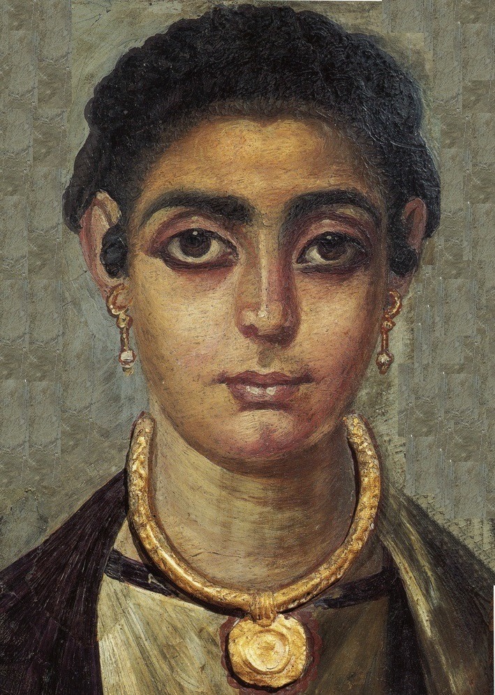 Spiritsdancinginthenight Mummy Portrait Of A Woman Fayum Egypt