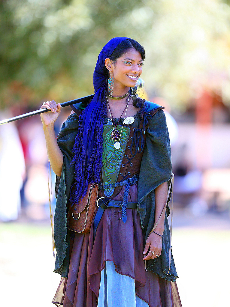 fairefest:  Matrika, a beautiful gypsy.  2012 Arizona Renaissance Festival (ARF)