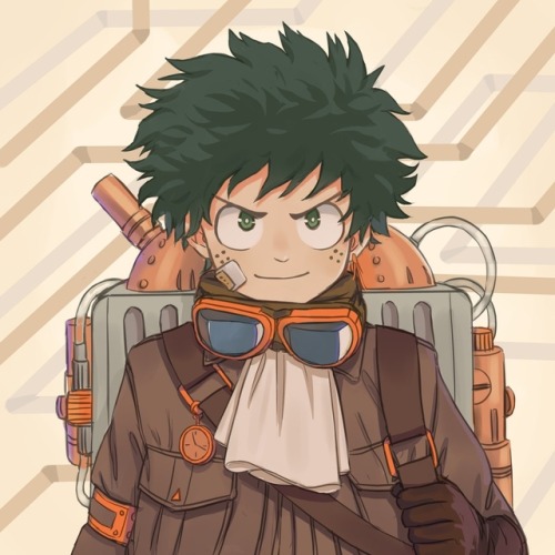 ministryofpeculiaroccurrences: thetangles:★ 鹿野原 | スチームパンク x 4 ☆ ⊳ my hero academia (steampunk ver.) 