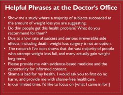 agreekdoctor: fyeahpsychiatry:  spoonsandstripes: Helpful ways to redirect an appointment if your doctor is telling you to lose weight  So important considering weight gain can be a common side effect of psychiatric medication, and there is a huge amount