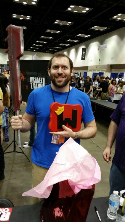 Lordminion777 and Foxtrot 44 at Indy pop con.Enjoyed seeing Wade and Molly for year 3 of pop con. 