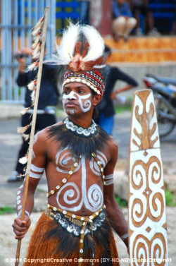   Papuan man, via Austronesian Expeditions