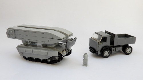 Armoured Vehicle-launched Bridge &amp; Military Truck (MOC - 4K) www.flickr.com/photos/h