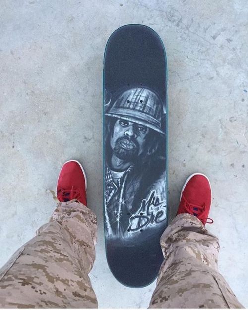 thizznationbiz: Ghost Ride the Grip! #MacDre x @grizzlygriptape #BayShit #RP The Cuddie @donniearche