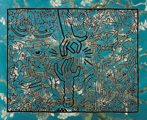 insinuatory:  Keith Haring x Vincent van Gogh 