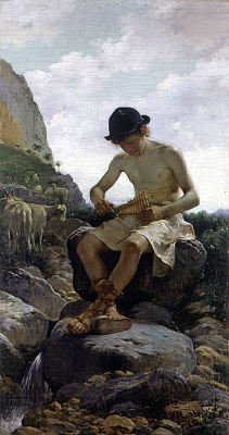 “Young Shepherd” (1899) by Juan Belda