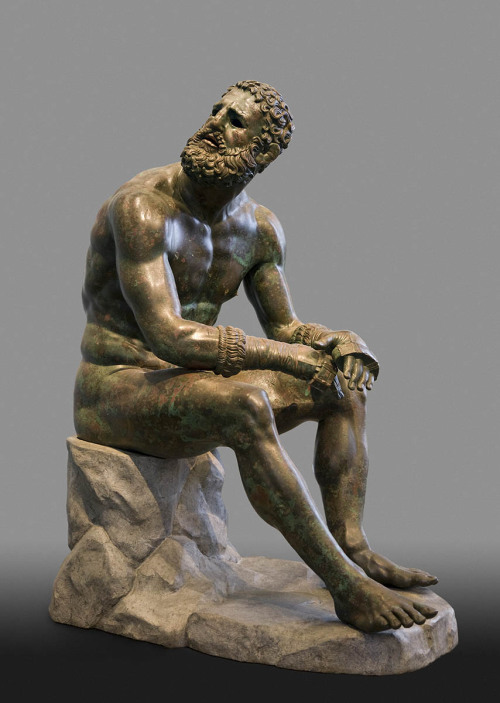 roachpatrol:thegetty:The boxer is resting in the Getty Museum’s galleries through November 1.He’s ol