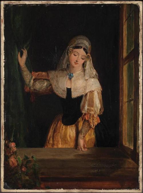 La chica holandesa por Gilbert Stuart Newton, 1829 aprox.