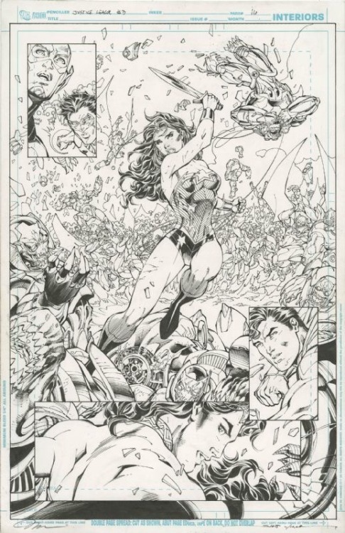 ungoliantschilde:some Black and White artwork by Jim Lee.