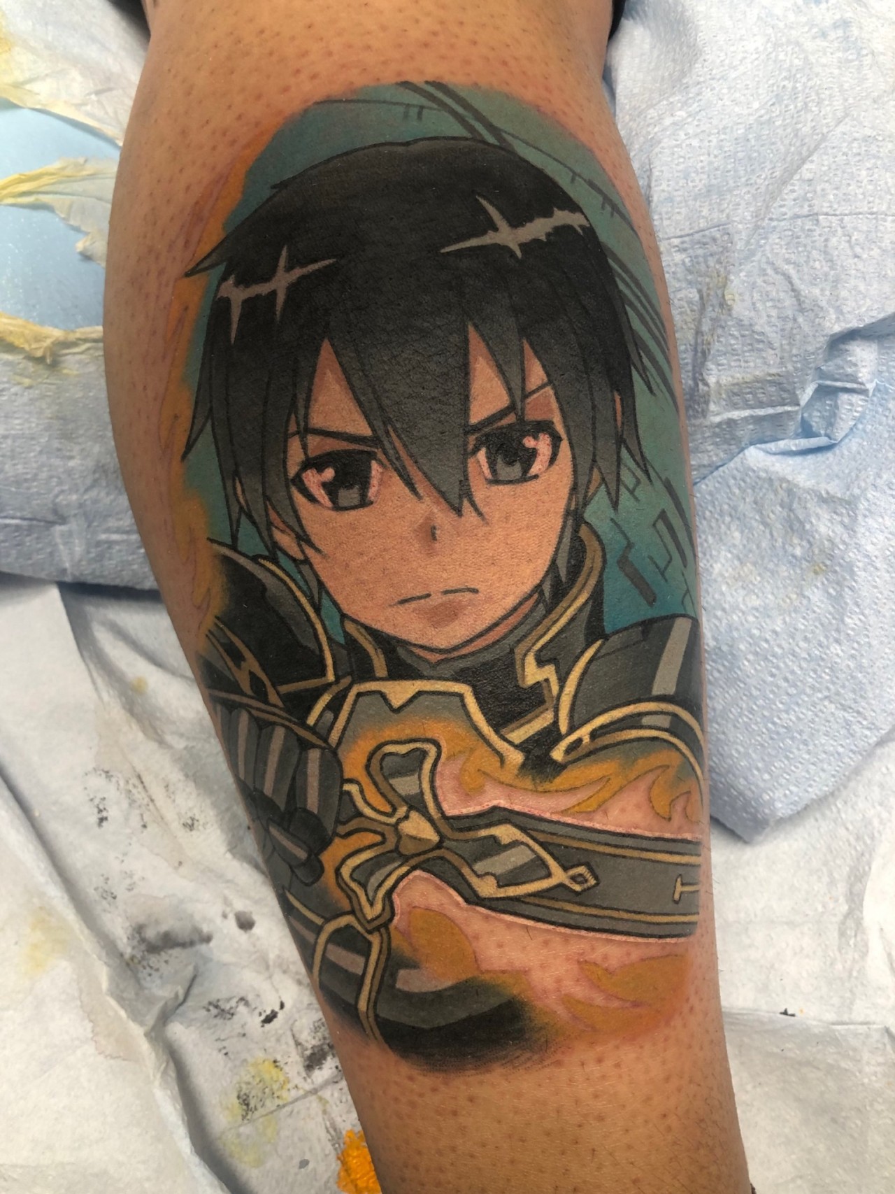 Sword Art Online Tattoo  Swordartonline Leafe Asuna asunayuuki anime  animetattoo manga mangatattoo Carpi tattoo cartoon cartoontattoo  handmadetattoostudio  By Handmade Tattoo Studio Novytattoo  Facebook