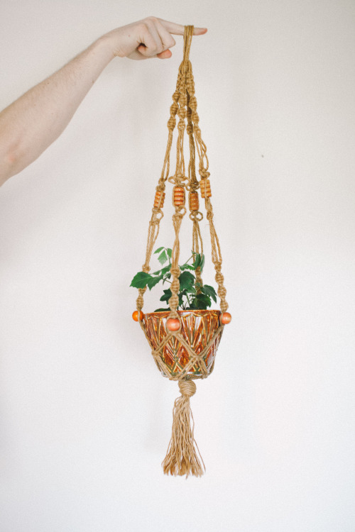 you can own this, here >>> https://www.etsy.com/listing/184658426/macrame-plant-hanger-vint