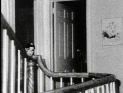 versaceslut:  In 1976 professional photographer Gene Campbell set up a camera on the second floor landing of 112 Ocean Drive, Amityville NY - the location of the DeFeo murders took place in only two years earlier. Many rolls of film were exposed, all