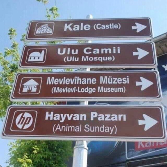 Kale
Ulu Camii
Mevlevihane...