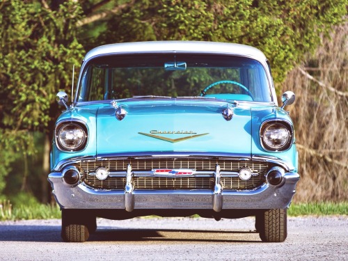 theoldiebutgoodie:1957 Chevrolet Bel Air Nomad.