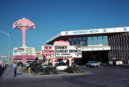 vintagelasvegas:  Flamingo Hilton, Las Vegas, 1977 “Playgirls on Ice outsparkles them all&rdqu