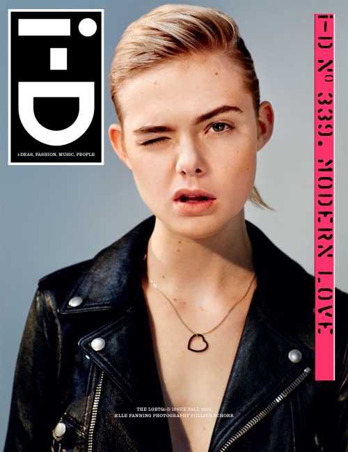 Elle Fanning is the cover star of The LGBTQi-D issue. LOOK(Photography Collier Schorr, Fashion Direc
