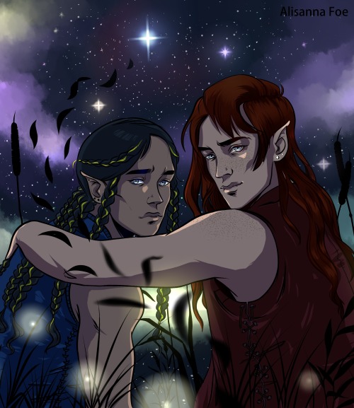 alisannafoe:  Young Fingon and Maedhros in peaceful Valinor times