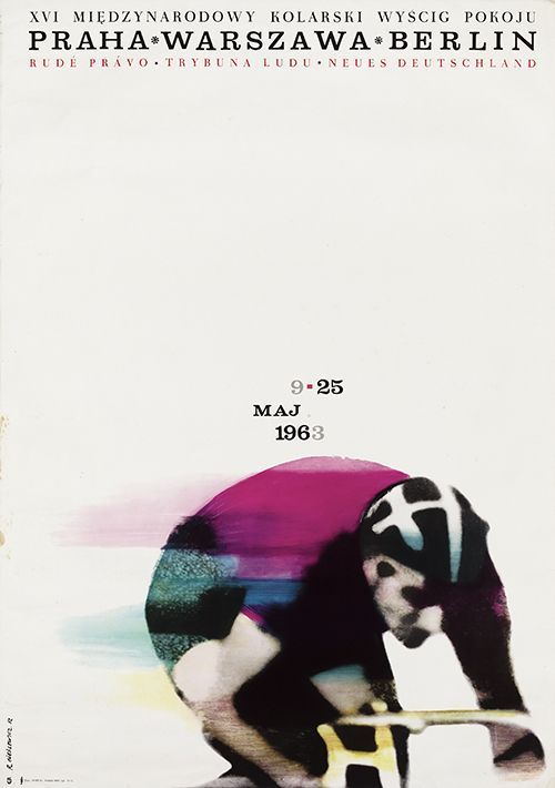 rollersinstinct: Poster for the 1963 Peace Race. The race had some of the most beautiful graphic des