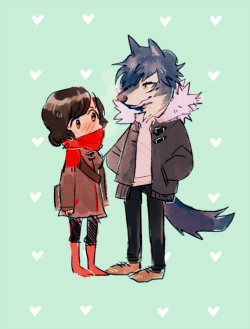 yummytomatoes:  wolf hubby