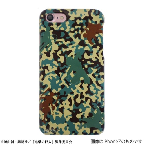 snkmerchandise: News: Eren & Levi Camouflage Hard Smartphone Cases Original Release Date: Late September 2017Retail Price: 2,500 Yen   tax each Appbank has announced new camouflage-style hard phone cases featuring Eren and Levi! The two types will