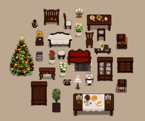 mioudew:お茶Mi’s Elegant Victorian InteriorInterior set 3 Master and kids / single beds colors  My