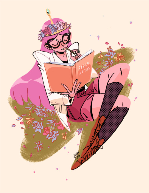 janetsungart: @ccbytheseashore and @catsintrashcans requested a cutie PB and flower crowns! Tha