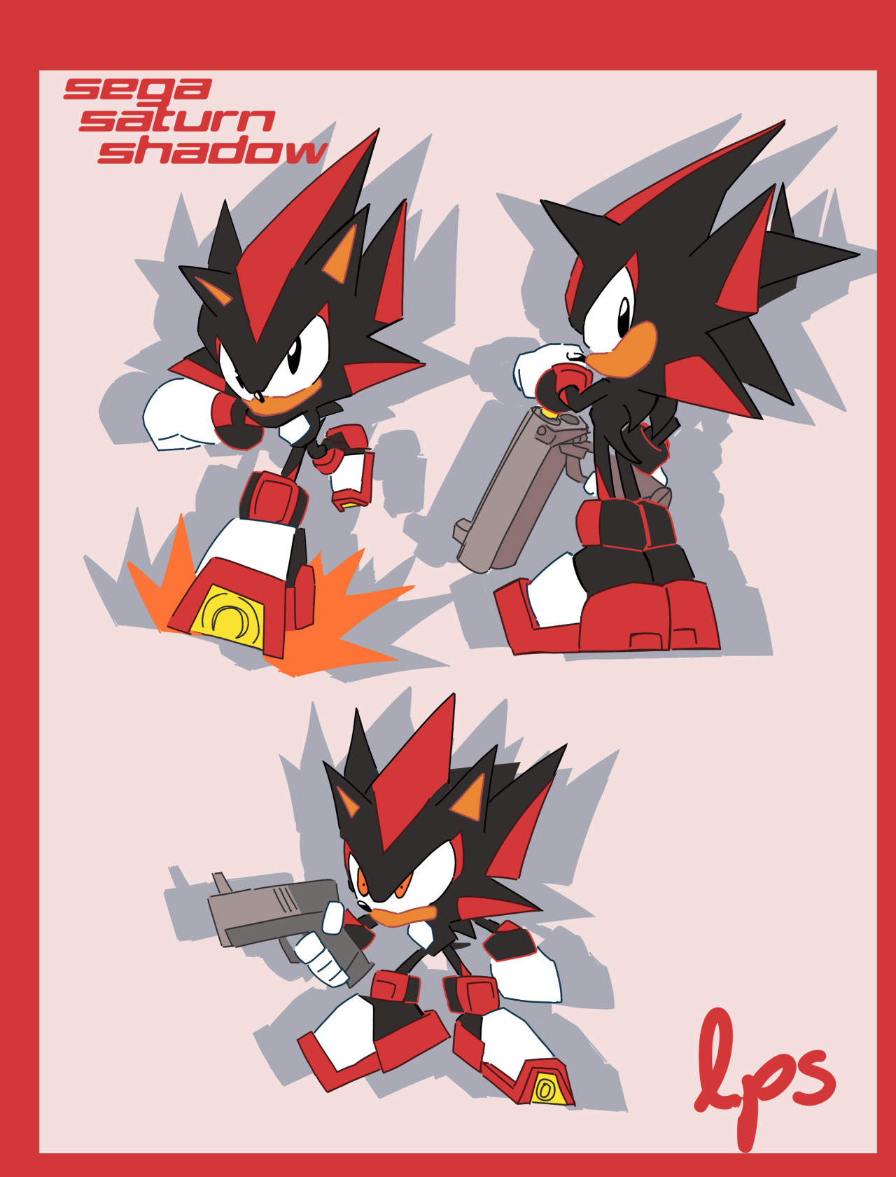 shadow the hedgehog (sonic and 1 more) drawn by chronocrump