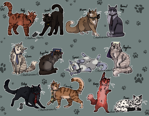 I Wanted To Draw Some Studio Investigrave Characters As Cats And I So I Did