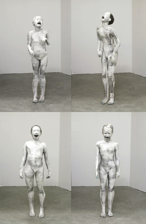 uncannyvalleyofthedolls: &ldquo;Never mind mind&rdquo;, 2013Life-sized human figures made of