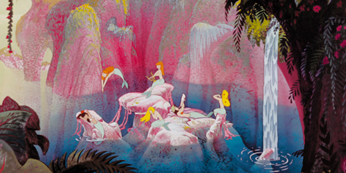 normajeaned:I’ll think of a mermaid lagoon, oh, underneath a magic moon.  