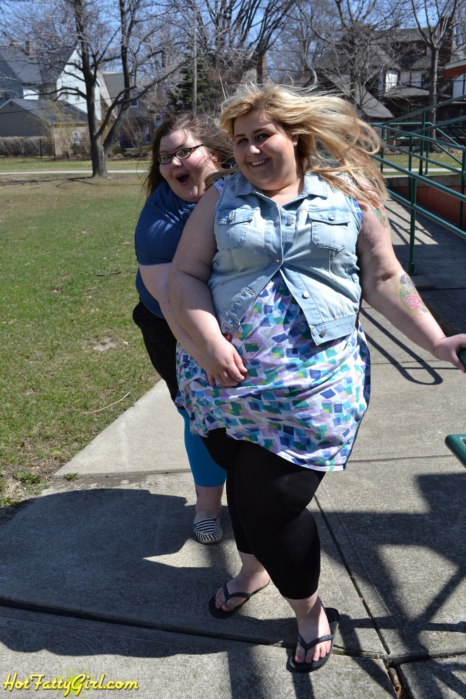 hotfattygirl:  From a recent HotFattyGirl.com update with my BFF Violet James! This