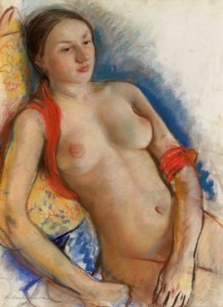 cg54kck:Nude with Red Scarf, 1932Zinaida