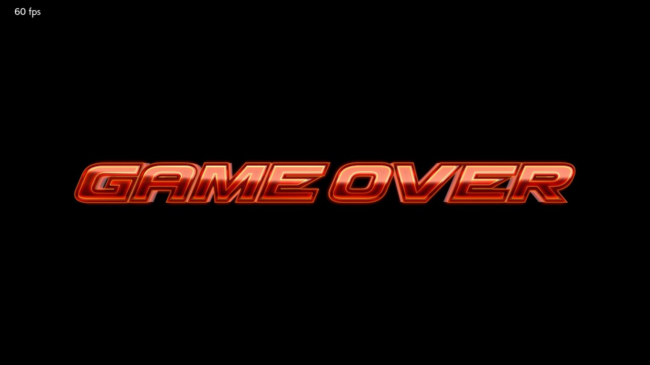 GAME OVER YEAH!