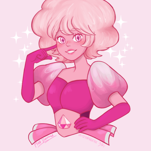 pink diamond!!! im so happy with how this came out!
