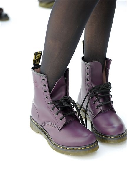 fathersshoes:Purple Doc Martens… perfect.