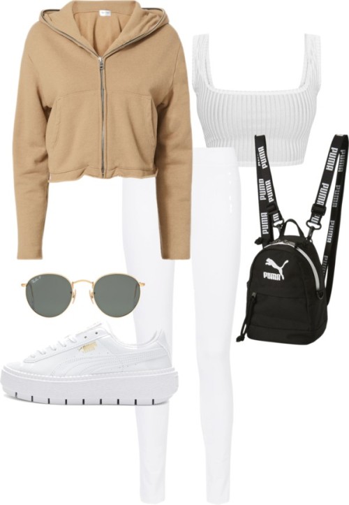 Untitled #23674 by florencia95 featuring a beige hoodie ❤ liked on PolyvoreCotton Citizen beige hood