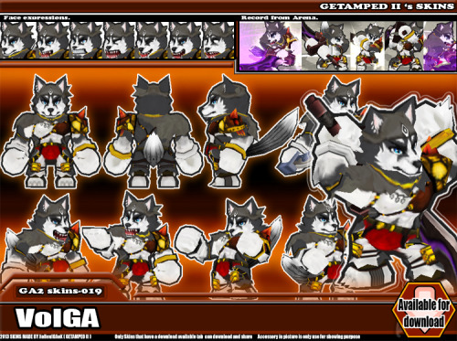 dudedle:  Volga (GETAMPED II’s SKINS) - by RoulGA I’ve never played this game but this looks so awesome! Thank you, RoulGA! - Punipen