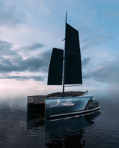 Piccarini x Pininfarina Sail Catamaran ‘Capitolo’Samuele Errico Piccarini Design