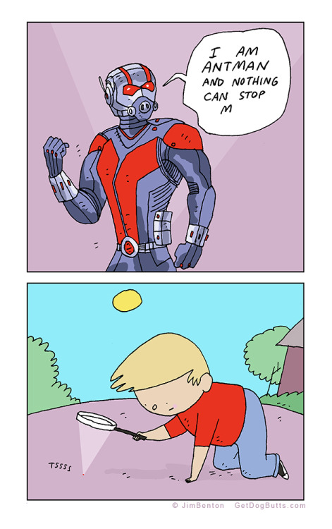 finofilipino:  La lupa es la criptonita de Antman.