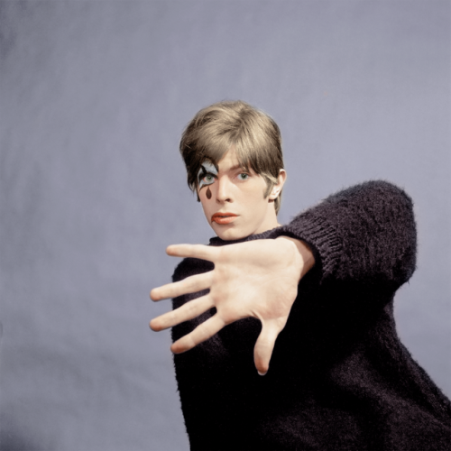 david bowie 1967 —colored by @yesterdey