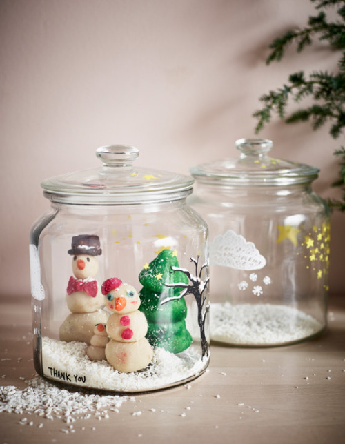 Marzipan in a jar as a gift (IKEA) 