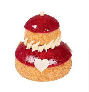 Laduree a la folie for Valentines 2019Ginger Raspberry Saint Honore x Poppy Regligieuse 