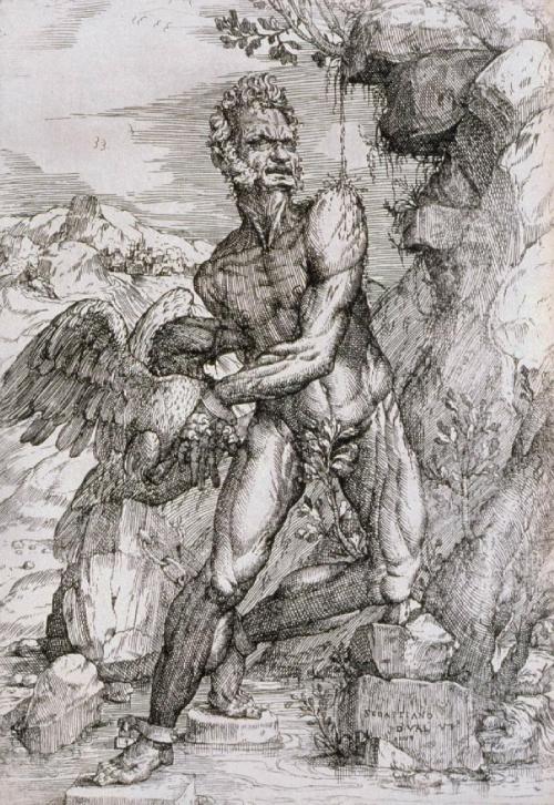 Prometheus by Sebastiano de Valentinis (1555-58)