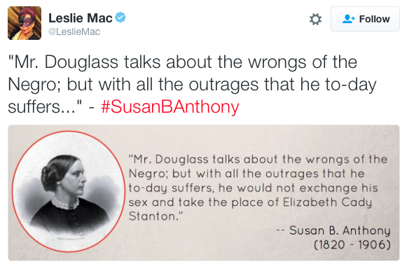 the-movemnt:  As Susan B. Anthony’s name trends on Twitter — and as people blanket
