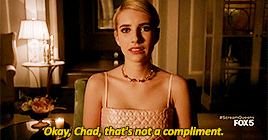ohscreamqueens:  Compliment Night is sort of a work in progress.