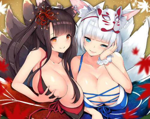 ocisyosan: アズールレーン「一航戦」の水着イラストです。